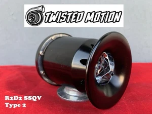 BLOW OFF VALVE SSQV HKS style R2D2 Adjustable BOV BLACK RB25 RB20 SR20 240sx S13 - Bild 1 von 7