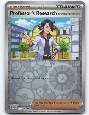 Professor's Research [Professor Sycamore] #125/131 Reverse Holo Pokemon Card - Image 1 of 2