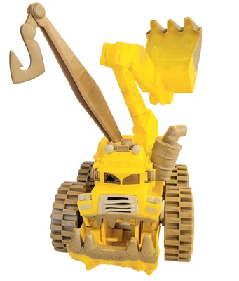Disney Pixar Cars SCREAMIN' BANSHEE Junkyard Excavator Lights & Sounds WORKS - Image 1 of 4