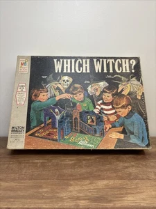 Vintage Which Witch MB Board Game Milton Bradley INCOMPLETE - Picture 1 of 22