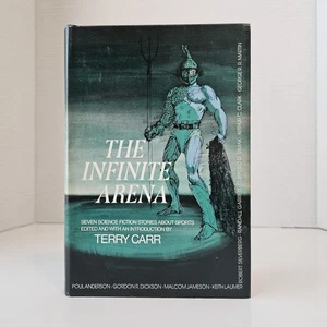The Infinite Arena Terry Carr Book Club Hardback Science Fiction Sports Stories - Picture 1 of 7