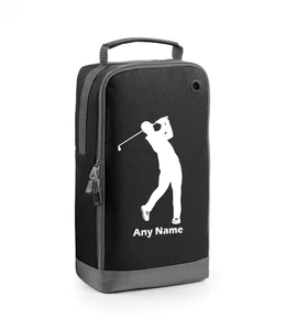 Personalisierter Sportschuh Golfer Swinging Print Fußball Rugby Golfschuh Tasche - Bild 1 von 13