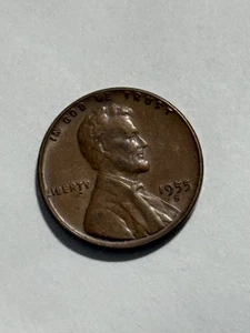 1955 S mint Wheat Penny L in Liberty in Rim Error VERY RARE✨ + (1 gram silver) - Picture 1 of 5