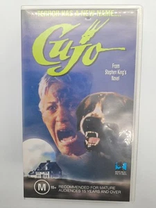 Stephen King Horror Vhs Cujo Vintage - Picture 1 of 6
