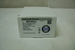 HID iCLASS SEOS Clamshell Proximity Card White 100 Pack - 5106RGGMNM-A000930 - Picture 1 of 10