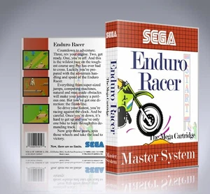 Sega Master System Case - NO GAME - Enduro Racer - Picture 1 of 3