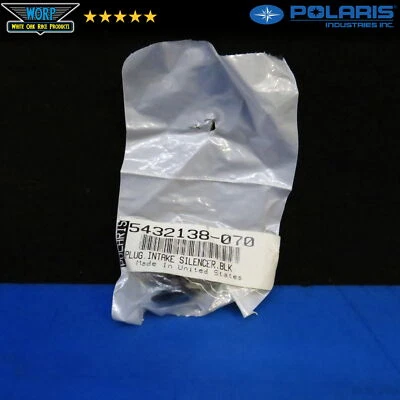 01-04 NEW OEM POLARIS VIRAGE GENESIS FREEDOM INTAKE PLUG SILENCER 5432138-070 - Image 1 of 2