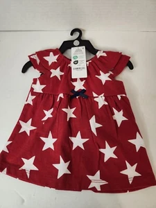 Carter's Child of Mine Baby Girl Patriotic 2 Piece Dress Set Size Newborn - Picture 1 of 3