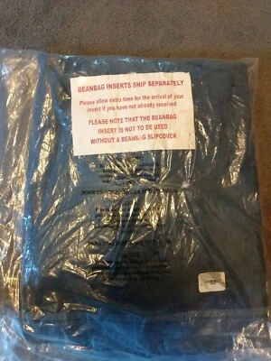 NOVA capa para bolsa de feijão Pottery Barn. Azul marinho. - Imagem 1 de 4