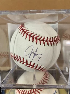 JEFF FRANCOEUR Signed Autographed Official Professional League Baseball COA Cert - Picture 1 of 2