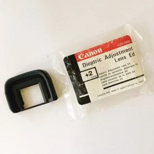 Canon +2.0 Dioptric Adjustment Eyepiece Lens Ed for EOS 3, 5, 33, 30, 50e,55 - Picture 1 of 9