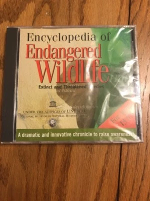 Encyclopedia of Endangered Wildlife CD-ROM for Win/Mac - Factory Sealed - Image 1 of 3