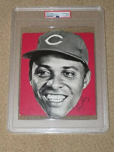 Tarjeta de exhibición firmada por Tony Pérez Shillito Cincinnati Reds PSA losa - Imagen 1 de 4