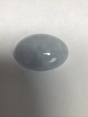 Cabujón de lavanda helada jadeíta genuino natural 24/17 mm 24 quilates #108 Foto 1 de 4