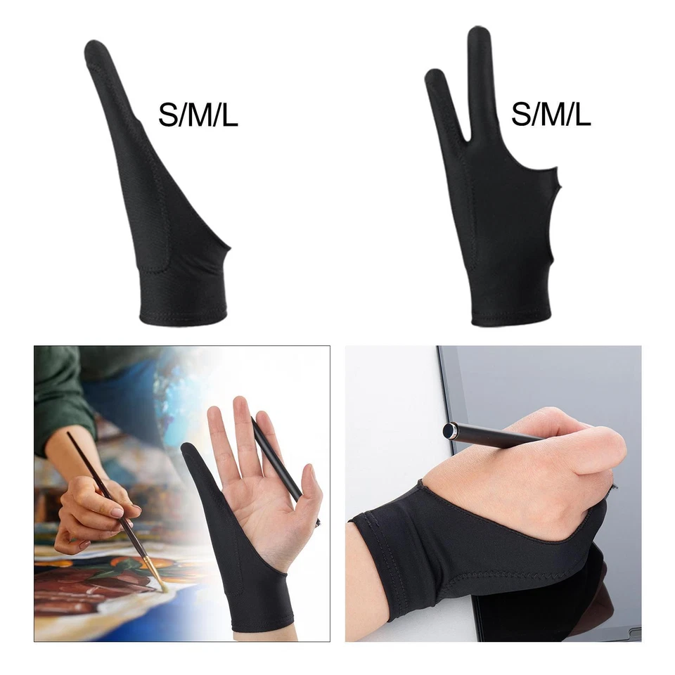 Artist Drawing Glove 3 Layer Breathable Smudge Proof Palm Rejection Art Glove - Image 1 of 1