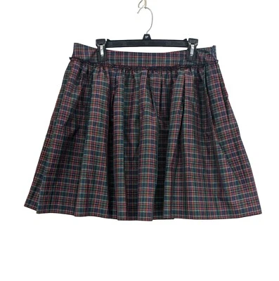 Tommy Hilfiger Mini Skirt Women Size 14 Tartan Plaid Academia Retro Heritage Y2K - Image 1 of 4