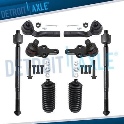 Front Lower Ball Joints Tie Rods Kit for 2014 - 2018 Ford Focus Transit Connect - Image 1 of 4