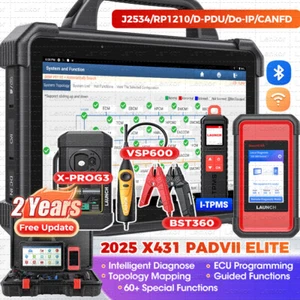 LAUNCH X431 PAD VII ELITE PAD 7 PRO Diagnostic Scanner Key Programming Coding - Picture 1 of 41