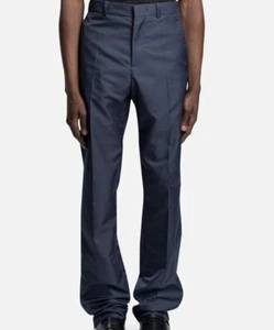 BOTTER Parley Slim Fit Trousers w/ Zipped Hem Parley Gabardine Navy $950 Retail - Picture 1 of 8