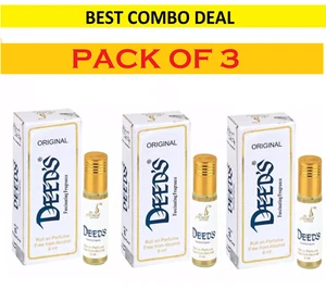 Original Dove Soap unisex perfume roll on oil 0.27 OZ - COMBO DEAL PACK OF 3 - Picture 1 of 5