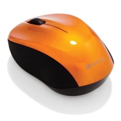 Verbatim GO NANO Wireless Mouse VOLCANIC ORANGE 2.4GHz 1600 dpi 3-button - Image 1 of 4