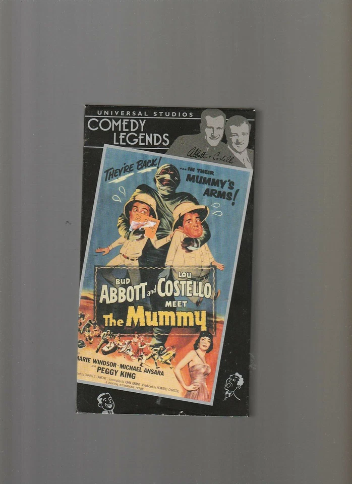 Abbott and Costello Meet the Mummy (VHS, 2000, Universal Studios Comedy Legends) - Image 1 of 1