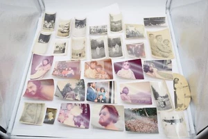 Lot of 31 Vintage American Family Personal Photographs Snapshots Assorted Eras - Picture 1 of 7