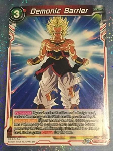 Saiyan Showdown Demonic Barrier BT15-028 Dragon Ball Super TCG - Picture 1 of 1