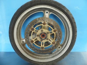SUZUKI SV650 99-02 1999 2000 2001 2002 FRONT WHEEL AND TYRE J17 MT3.50 (1717) - Picture 1 of 9