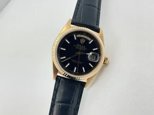 Authentic Rolex President 36mm 18k solid yellow gold 18038 Day Date circa 1987 - Picture 1 of 17