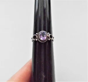 AMETHYST Vintage Stil Antik Sterlingsilber Ring [7] NEU * SALE USA - Bild 1 von 5