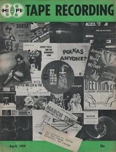HiFi Tonbandaufnahme Vol. 6 Nr. 5 Tony Schwartz Zeitschriften April 1959 - Bild 1 von 3