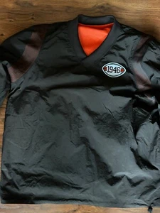 Men's Cleveland Browns Nike Brown Sideline Team ID Reversible Pullover Windshirt - Picture 1 of 23