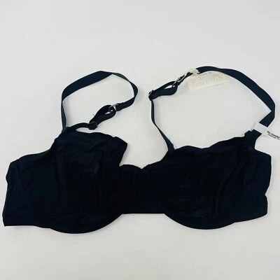 Aerie Smoothez Womens 36D Microfiber Full Coverage Underwire Bra in Black 1946 - Image 1 of 4