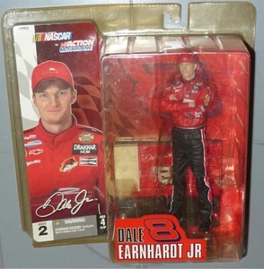 DALE WONHARDT JR McFarlane Acción NASCAR Serie 2 Figura Juguete PAQUETE MUY DMG LEER - Imagen 1 de 3