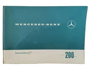 Mercedes W110 1965 200 Betriebsanleitung. Libretto Uso E Manutenzione tedesco  - Foto 1 di 8