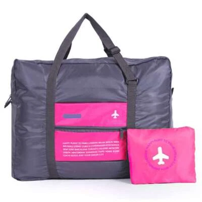 Unisex Large Hi-Quality Foldable Duffel Bag Travel Weekend Luggage Carry-on Bag - Image 1 of 4