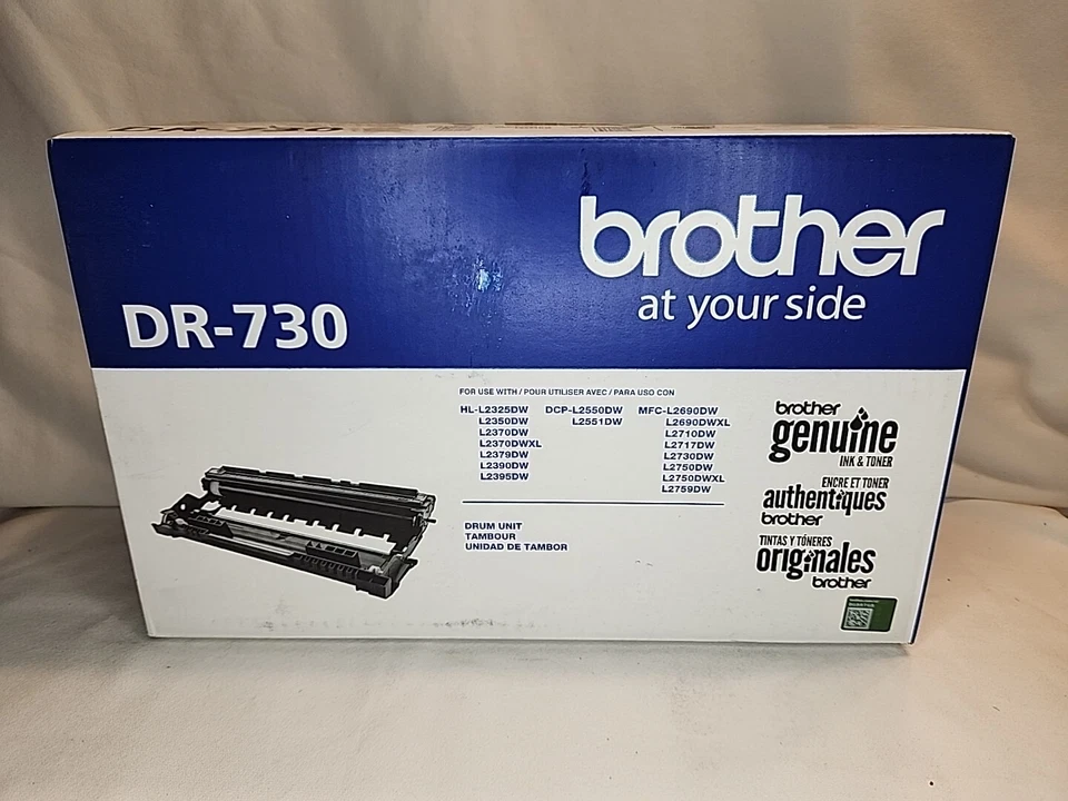 GENUINE - BROTHER DR-730 DRUM UNIT - DR730 12,000 PAGES - OPEN BOX - Image 1 of 1