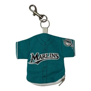 MLB Miami Marlins Baseball Team Shirt Mini Jersey Keychain Coin Purse - Picture 1 of 7