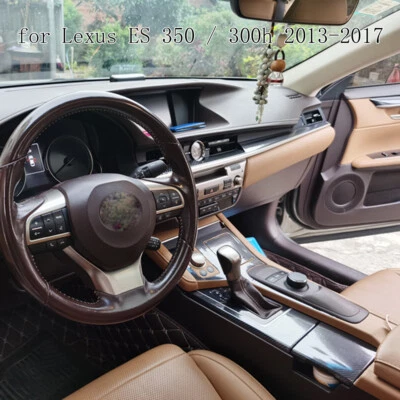 For Lexus ES 350 / 300h 5D Carbon Fiber Pattern Interior DIY Trim Decals - Image 1 of 4