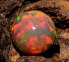 ETHIOPIAN FIRE OPAL 12 MM ROUND CABOCHON CALIBRATED S-0622
