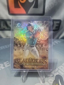 2024 Bowman Chrome Cole Young Gladiators of the Diamond /150 Refractor #GOTD-23 - Picture 1 of 3