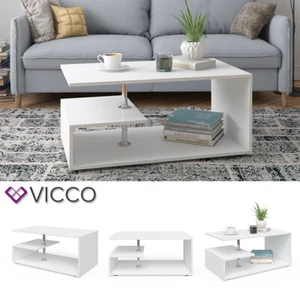 Mesita salón mesita de centro Guillerrmo en blanco Vicco - Imagen 1 de 7