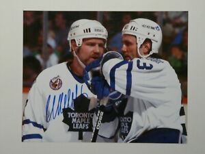 Photos dédicacées Maple Leafs 8x10 différents joueurs U-Pick dans la liste