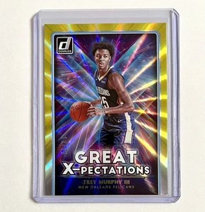 Trey Murphy III 2021-22 Donruss Great X-pectations Yellow Laser Numbered /25 NBA - Picture 1 of 4