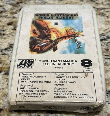 MONGO SANTAMARIA- FEELIN’ ALRIGHT 8-TRACK ATLANTIC TP 8252 - Image 1 of 2