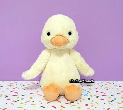 Jellycat ORIGINAL BASHFUL DUCK - Medium 12" - Authentic - Brand New with Tags - Image 1 of 4