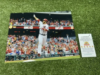 Bryce Harper Signed 8x11 Nationals Photo Picture Autographed Auto Psa Coa - Image 1 of 4