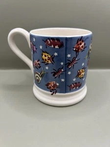 Emma Bridgewater Keep It Creepy Half Pint Mug UnusedFirst Quality Halloween Bugs - Picture 1 of 6