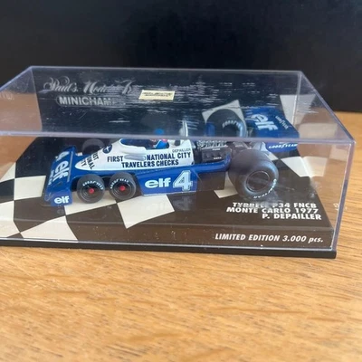 MINICHAMPS 1/43 P34 1977 Monte Carlo F1 Model Limited 3000 pezzi usati - Immagine 1 di 3